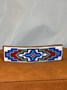 Barrette (White Dazzler Design Hair Clip by Pamela Chappell)