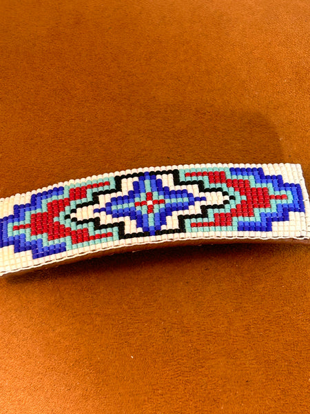 Barrette (White Dazzler Design Hair Clip by Pamela Chappell)