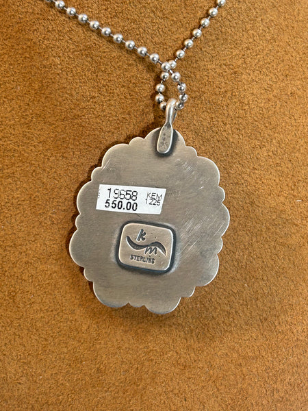 Scalloped Pendant by Keri Muniz