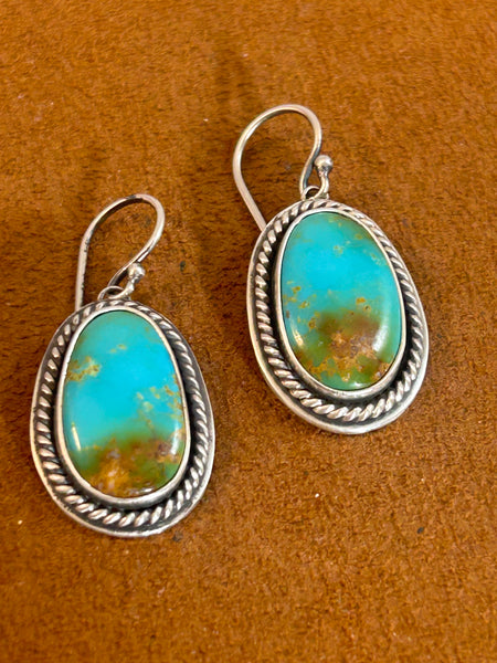 Kingman Turquoise Drop Earrings by Keri Muniz