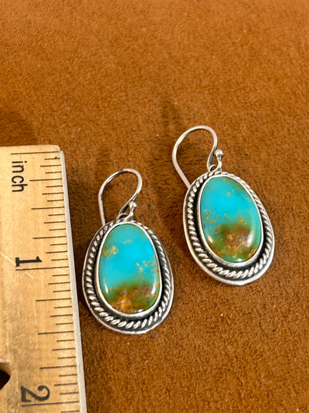 Kingman Turquoise Drop Earrings by Keri Muniz