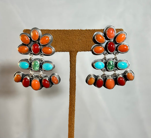 Mosaic of Color Earrings by Don Lucas