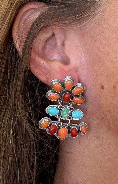 Mosaic of Color Earrings by Don Lucas