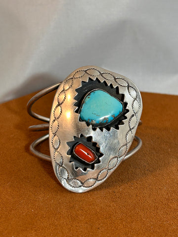Vintage Shadow Box Cuff (circa 1960s)