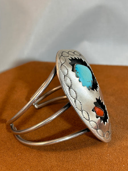 Vintage Shadow Box Cuff (circa 1960s)