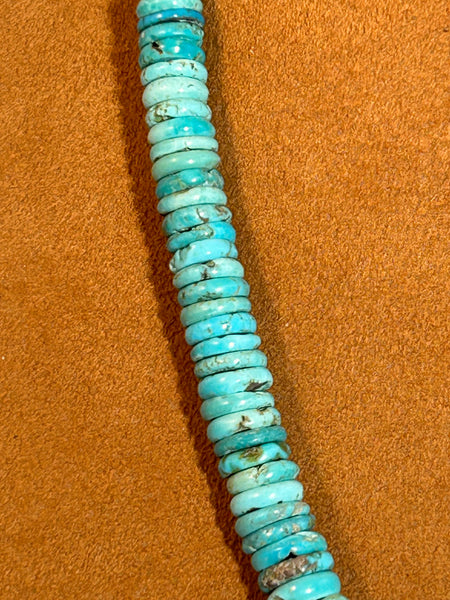 Handmade Bead Turquoise Necklace by Bruce Eckhardt