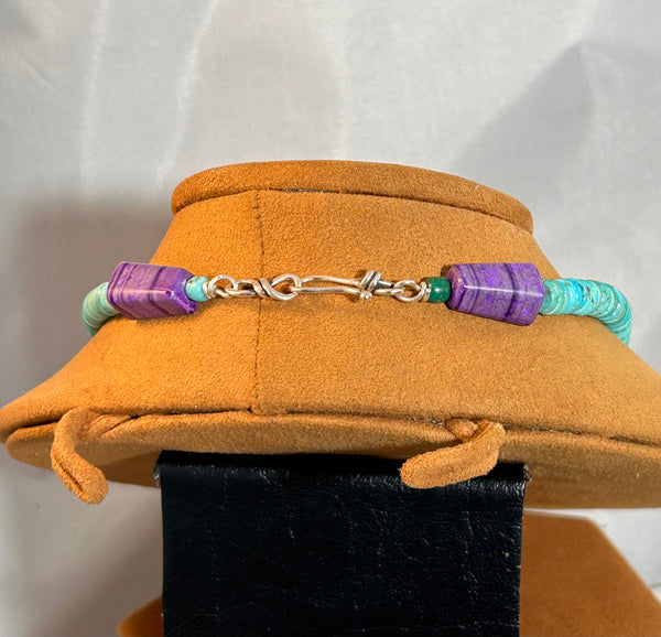 Handmade Bead Turquoise Necklace by Bruce Eckhardt
