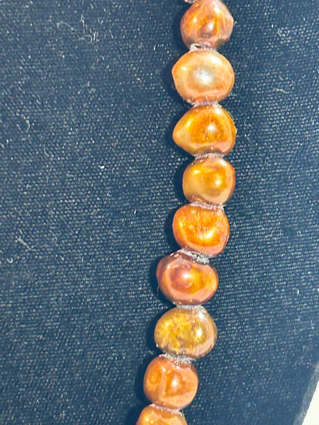 Bronze Freshwater Pearls by Gloria Sawin and John Hull