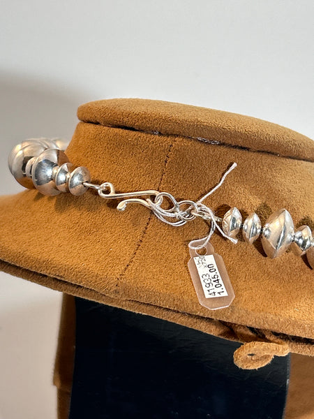 21 1/2" Navajo Saucer Bead Necklace by Haley Olen Yazzie