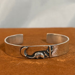 Cactus Armadillo Moon Cuff by Richard Schmidt