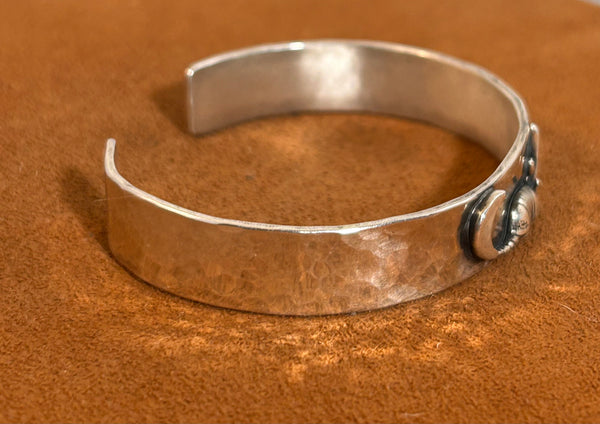 Cactus Armadillo Moon Cuff by Richard Schmidt