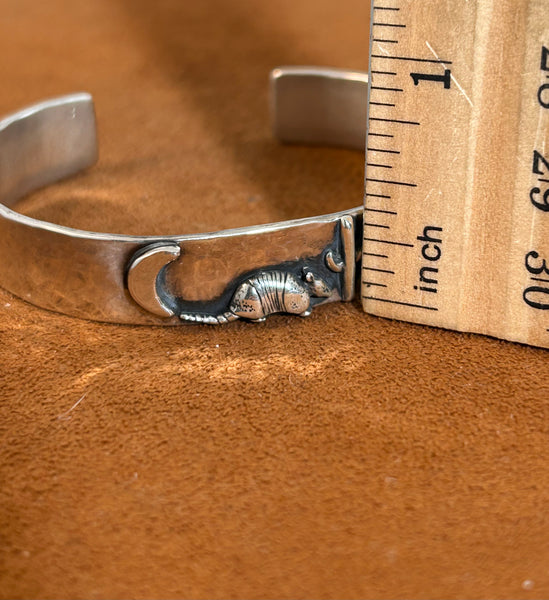 Cactus Armadillo Moon Cuff by Richard Schmidt