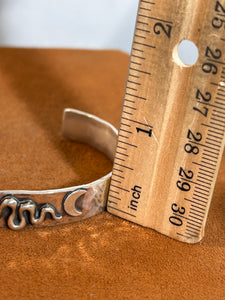 Snake Moon Cuff by Richard Schmidt