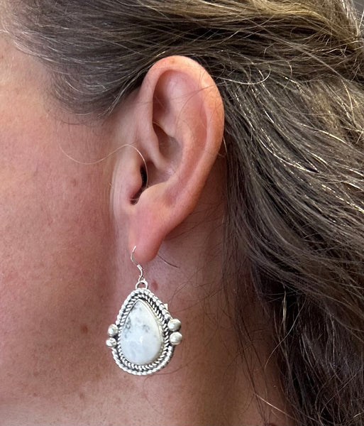 Fancy White Buffalo Necklace by Dolias Draper.