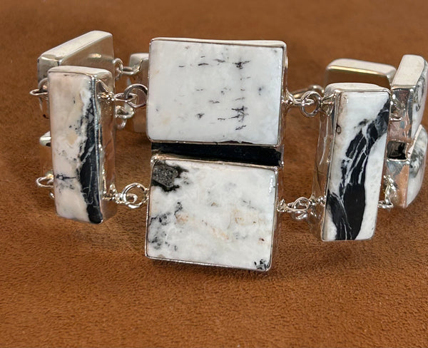 White Buffalo Link Bracelet by First American Traders