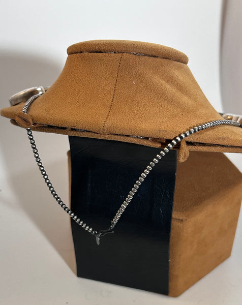 15 Stone White Buffalo Necklace by Larry Kaye