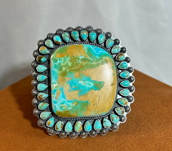 Mother Earth Cluster Cuff by Travis Teller