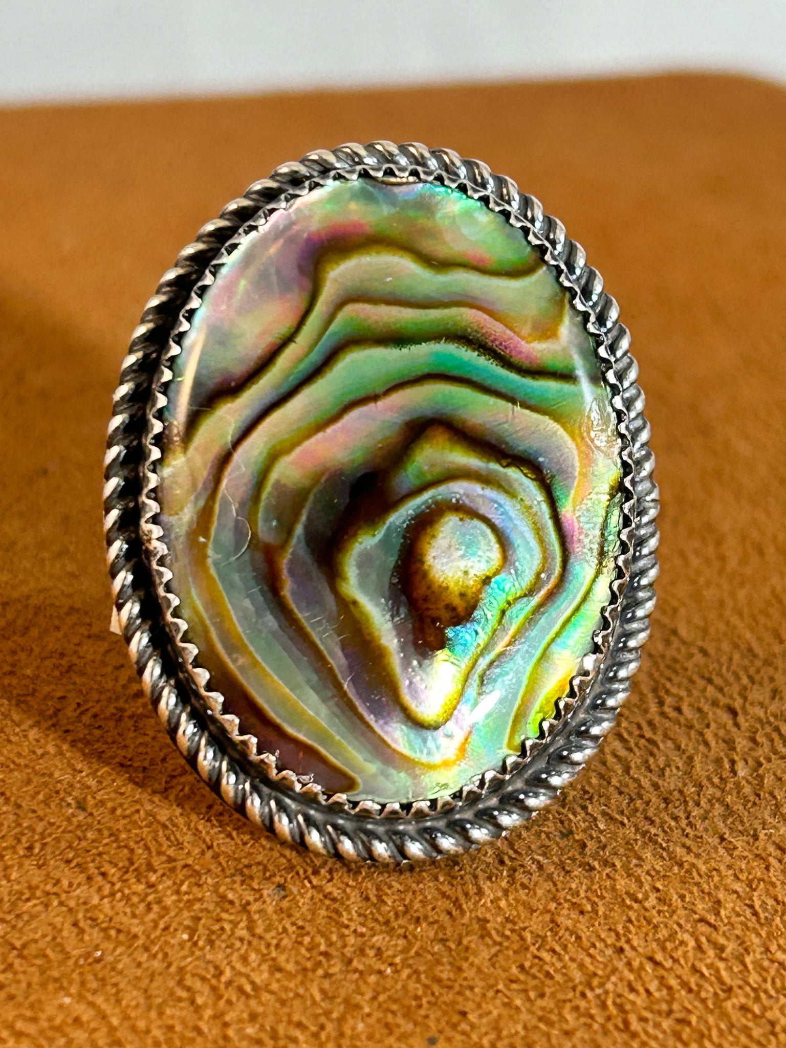 Abalone Ring by Travis Teller