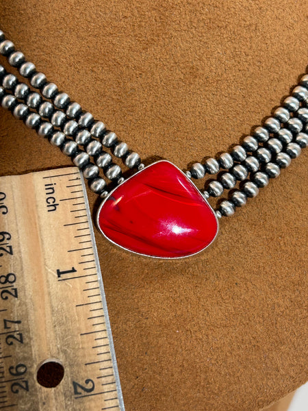 Rosarita Wide Teardrop Three Strand Cleopatra by Kevin Randall and Rachel Grace Studios