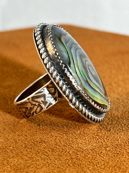 Abalone Ring by Travis Teller