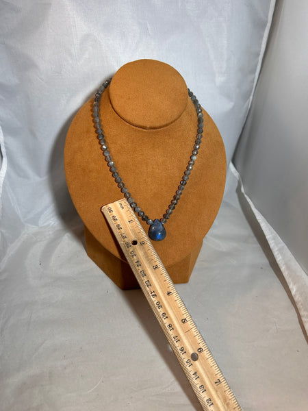 Labradorite Bead Necklace by Gloria Sawin