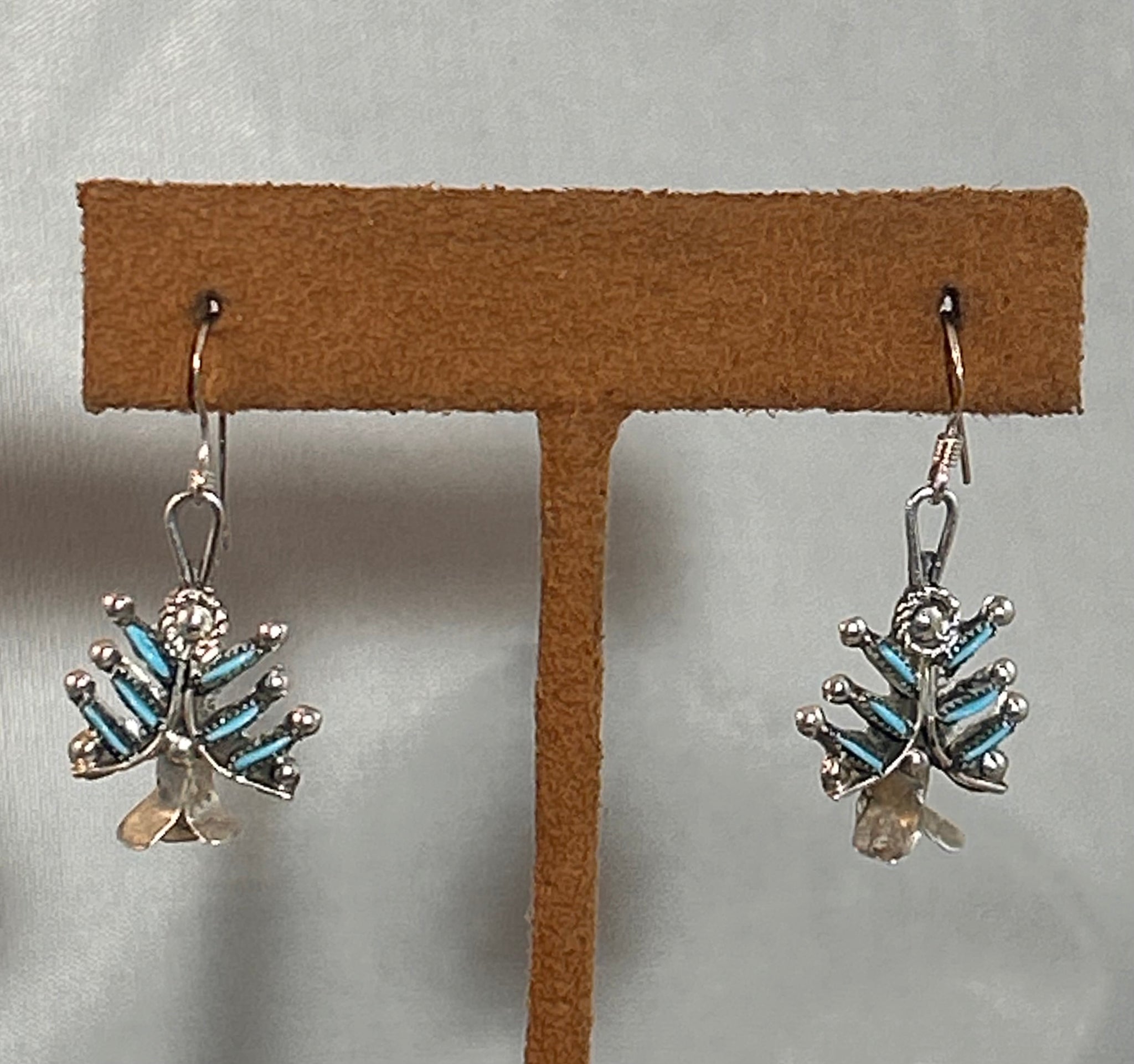 Zuni Needle Point Earrings by First American Traders