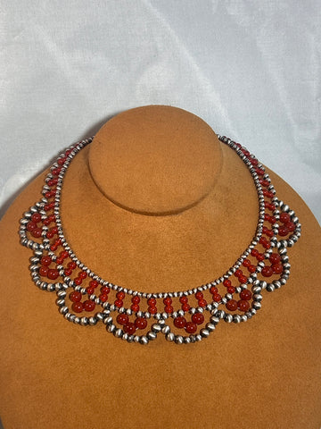Fancy Carnelian Choker by Kevin Randall Studios