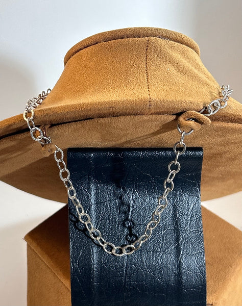 Carved Bone and Turquoise Pendant on Chain by Teresa Archibeque