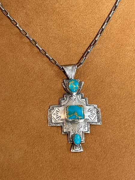Turquoise Pendant by Teresa Archibeque