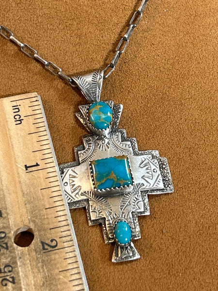 Turquoise Pendant by Teresa Archibeque