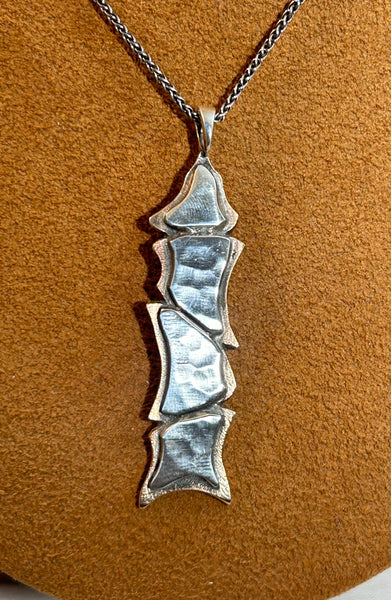 Concept Overlay Pendant on 18" Chain by Clif Doran