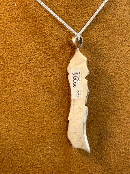 Concept Pendant on 18" Chain by Clif Doran