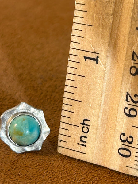 Turquoise Stud Earrings by Clif Doran