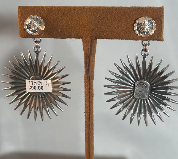 Small Emerald Spur Earrings by Dennis Hogan