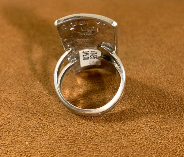 Zuni Cardinal Ring by Quintin Quam