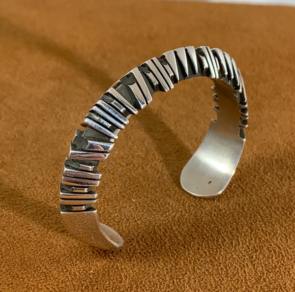 Childs Silver Ice Cuff by Isaiah Ortiz