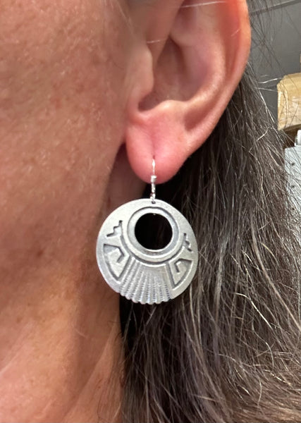 Circle Window Earrings by Mary Teller