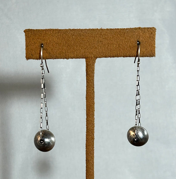 Bead Chain Earrings by Veltenia Haley