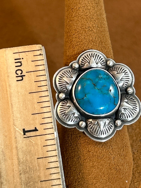 Scalloped Circle Ring by Keri Muniz