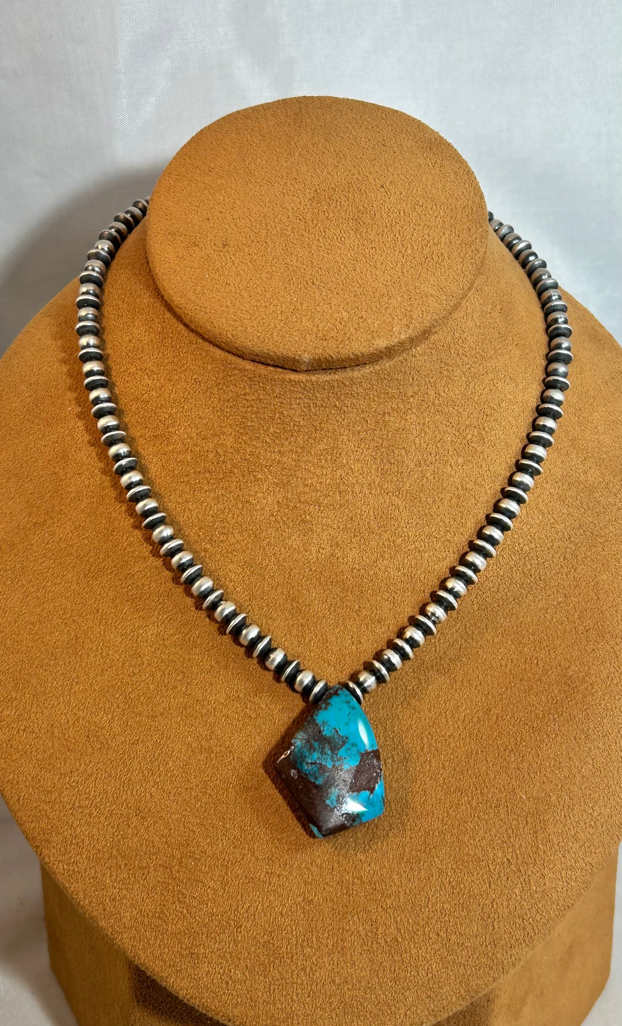 Egyptian and Bead Necklace by Gloria Sawin