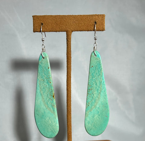 Slab Kingman Earrings by Kevin Ray GarciA