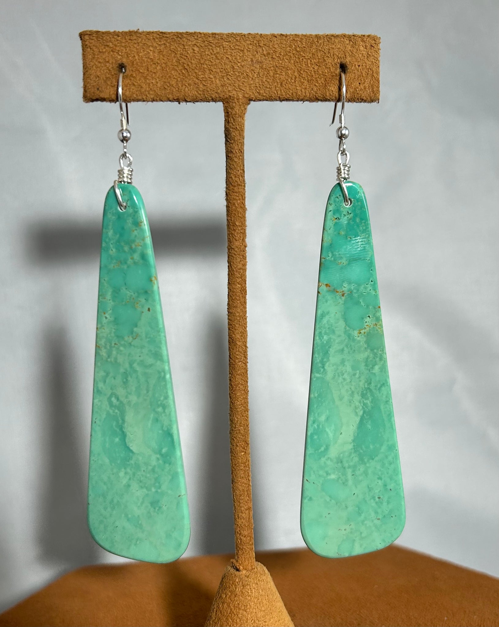 Slab Kingman Earrings by Kevin Ray Garcia