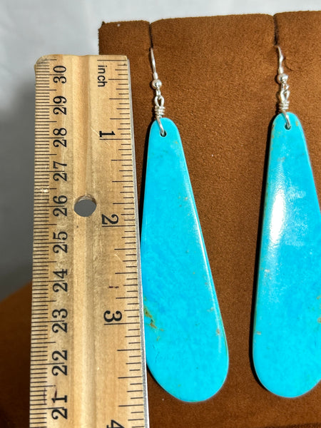 Slab Kingman Earrings by Kevin Ray Garcia