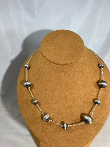 Asymmetrical Bead Necklace by Veltenia Haley