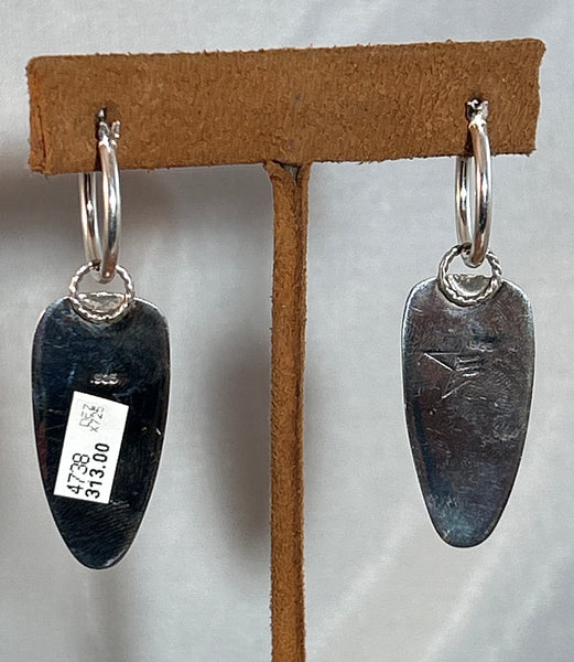 Petrified Wood Earrings by Dezbah Stumpff