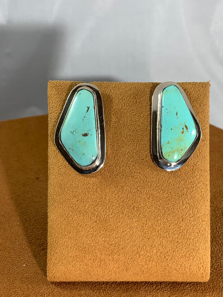 Turquoise Post Earrings by Marie Jackson