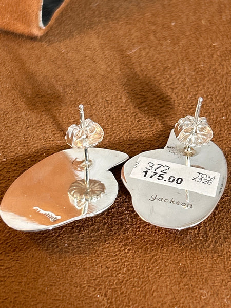 Bear Claw Turquoise Earring by Marie Jackson