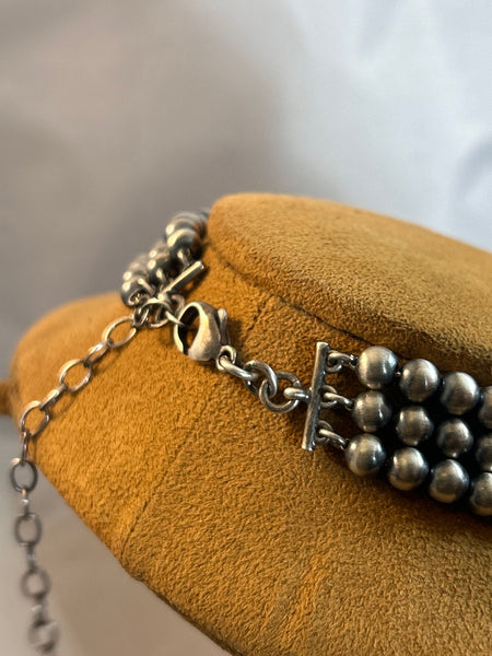 Boulder Turquoise Cleopatra Necklace by Sunshine Reeves and Kevin Randall Studios (Copy)