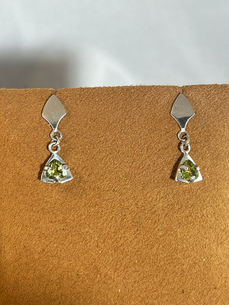 Peridot Earrings by Burch Driver