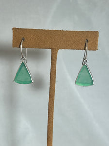 Chrysoprase Earrings by Burch Driver